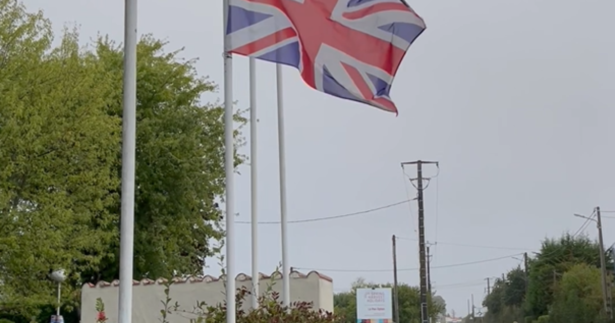 Spring Harvest Holidays Union Flag at half mast