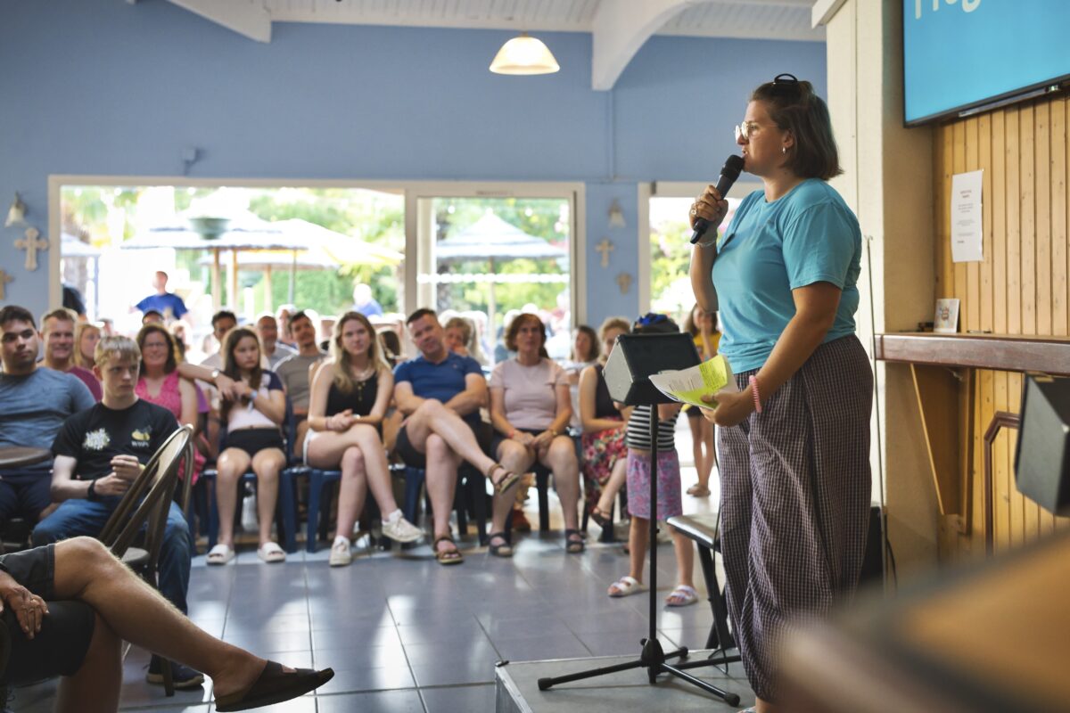 Claudia speaking