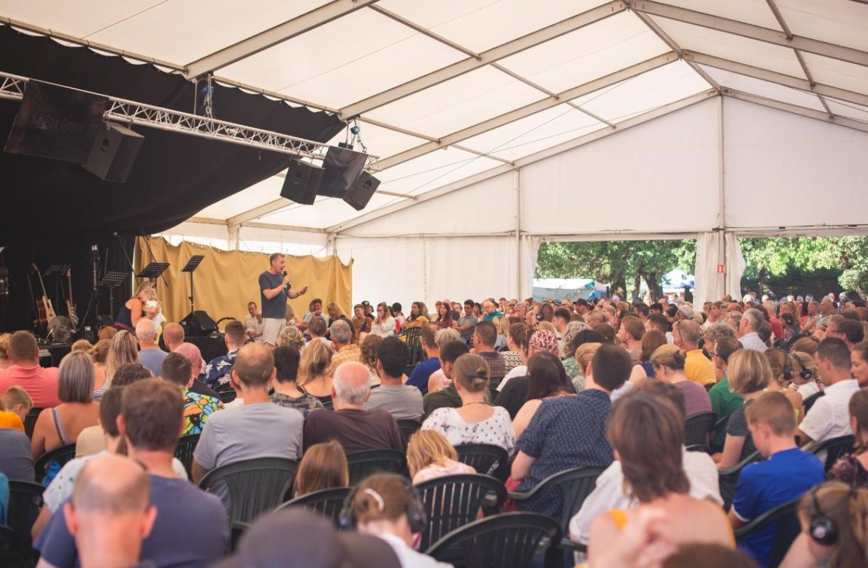 Marquee lots of people