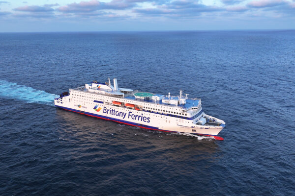 Brittany Ferries Saint Malo at sea